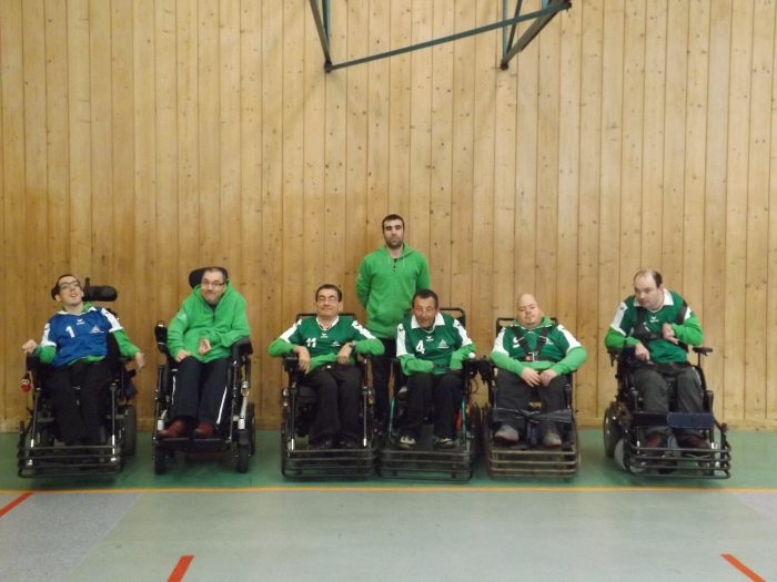 équipe du foot fauteuil